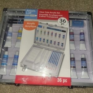 Clear Case acrylic paint set artist loft